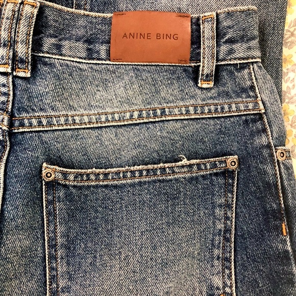 ANINE BING Medium Wash Straight Jeans - Picture 9 of 15